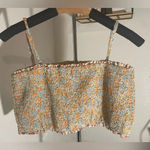 American Eagle size L floral tube top Photo 6