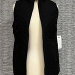 Chico's NEW WITH TAG Chico’s Black & Brown Checkered Reversible Quilted Zip-Up Vest Photo 1