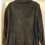 Preston & York  VTG Woman’s Suede Leather Jacket Size 2X Lined Button Closure Photo 3