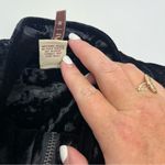 XCVI  Puffa Jacket Women's Black Velvet Jacket Pockets‎ Size Medium Full Zip Photo 4