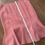 Bloomingdale's Mauve Tweed 2 Piece Skirt Set with Rhinestones sz 10P/8P Pink Photo 7