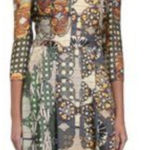 & Other Stories & Other Stories Dress Size 8‎ Tie Neck Unique Floral Print Photo 0