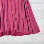 Free People Berry Pink Ruched Waist Faux Wrap V Neck Cap Sleeve Mini Dress S Photo 11