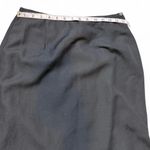 Emma James Vintage  by Liz Claiborne Black Midi Linen Blend Skirt Photo 5