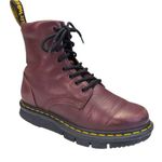 Dr. Martens  Lexington Burgandy Boots GUC $170 Size EU 37 6L    S3739 Photo 1