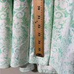 Danny & Nicole  aqua mint size 14 sleeveless floral a-line dress zips up back Photo 1