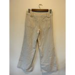Body Central  womens linen pants tan/cream size S cropped wide leg Photo 2