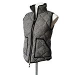 J.Crew Factory Herringbone Printed Quilted Puffer Vest Size XS Photo 4