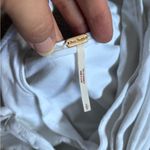 Free People  White Tied Up Bow Sleeveless Tank Top Photo 7