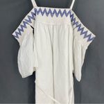 Rebecca Minkoff Cleo Boho Vacation Lightweight Cotton Off The Shoulder Dress Photo 2
