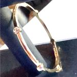 Anne Klein Stunning Gold Bracelet w/6 Clear Round Stones. Fits Small Hand/Wrist Photo 4