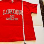 Fruit of the Loom LONDON‎ ENGLAND red Women’s extra large XL shirt Photo 4