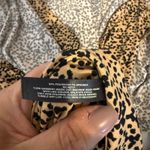 Massini  Women's 3X Animal Print Wrap Top Blouse Long Sleeve Side Tie Sate Night Photo 5