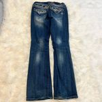 Miss Me Women’s  paisley sequin bootcut jeans. Size 27 Photo 2