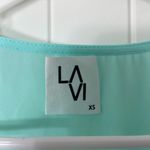NWOT LA VI women’s turquoise blue faux wrap v Photo 2