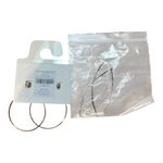 Banana Republic  Hoop Earrings Gold Front And Silver Front Set Of Two NEW Photo 1