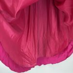 WDNY Magenta Silk Red Lace Midi Dress Formal Size 10 Y2k Pink Photo 5