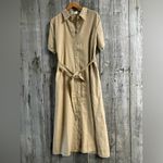 Aritzia  100% Linen Eleta Shirtdress - size large Photo 4
