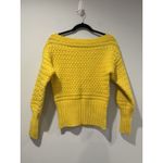 Tanya Taylor Sweater Women Medium Knit Pullover 100% Wool On/Off Shoulder Travel Photo 1