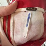 Free People  Modern Femme Red Tie-Dye Denim Mini Skirt Photo 2