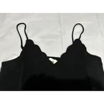 Altar’d State Womens Size M Black Slip Dress Scalloped Front Adjustable Straps Size M Photo 6