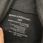 Good hYOUman  Black Cowl Neck Kangaroo Pocket Sweater Womens XSP Fall Classic Photo 1