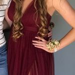 PromGirl Maroon Long Formal/Prom Dress Photo 0