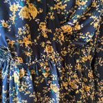 Miss Petal Plunge Neck A Line Spring Boho Floral Mini Dress Photo 4