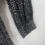 Sanctuary Dress Size 10 On The Town Polka Dot Dots Print B&W Mini Mock Neck Photo 10
