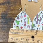 None Unicorn Studs Succulent Plant Dangle Earrings Foil‎ Photo 8