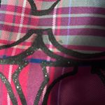 Coach  tote XL pink/purple multi colored plaid black Glitter C’s throughout EUC Photo 14