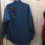 FINAL MARKDOWN Ladies’ Blue Diamond Denim Blouse (M) Size M Photo 11