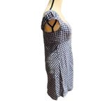 Madewell  Cap-Sleeve Button-Front Mini Dress in Geometric Print size 6 NWT Photo 5