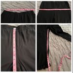 Club Monaco Tassel Trim Wide Leg Silk Ankle Pants Black 2 Photo 4