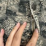 CAbi Brown Snake Print Skinny Jeans Womens 4 Low Rise Y2K Casual Denim Animal Photo 4