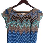 Sharagano  Noir Sheath Dress Women Size 6‎ Crocheted Herringbone Coastal Beachy Photo 5