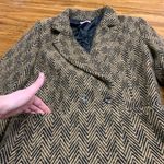 Pink Lily  Herringbone Blazer Womens Medium Double Breasted Pockets Career Jacket Photo 1