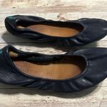 Tieks  Leather Ballet Flats Women's Size 9 Navy Blue Shoes Comfort Photo 3