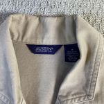 Austin Clothing‎ Co Womens Beige Cotton Blend Blazer Jacket Tan Size M Photo 4