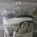 Sperry Womens 8.5M WOOL Duck Boots Beige Cream Quilted Upper Rubber Sole Photo 13