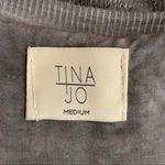 Anthropologie Tina + Jo grey mixed media long sleeve top medium Photo 58