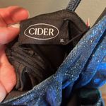 Cider New with tags  blue sparkly, spaghetti strap‎ mini dress size xl Photo 2