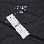 J.Crew  Long-sleeve dress in jersey crepe‎ Black S NWT Photo 2