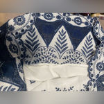 Umgee white and navy tunic/mini dress Photo 13