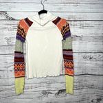 Free People  Prism Long Sleeve Cowl Neck Sweater Aztec Boho XS Photo 1