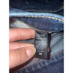 EXPRESS  Womens Denim Skirt Size 10 With Distressed Look & Frayed Hem Photo 5