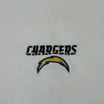 NFL Vintage For Her Los Angeles LA Chargers White Full Zip Sweater Women’s XL Photo 1
