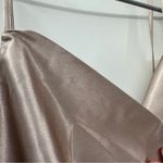 Birdy Grey ‎ Lisa Shiny Satin Cowl Neck Sleeveless Midi Dress in Taupe Sz L NEW Photo 10