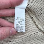 Lucky Brand Women L Marled Moto Jacket Cream Beige Striped Pockets Tweed Casual Photo 9