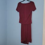 Fashion Bug Maroon Top and Skirt Set Size Small and Medium Photo 2
